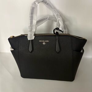 Michael Kors Marilyn Medium Saffiano Leather tote bag.